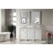James Martin Vanities Bristol 60in Double Vanity, Bright White w/ 3 CM Eternal Marfil Quartz Top 157-V60D-BW-3EMR - alternate 3